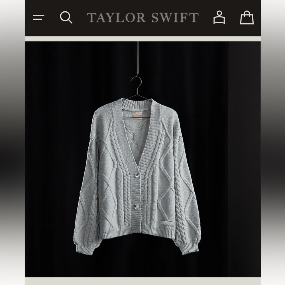Taylor Swift Tortured Poets Department Cardigan size M